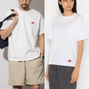 Japanese Classic Embroidery Cotton Couple T-Shirt