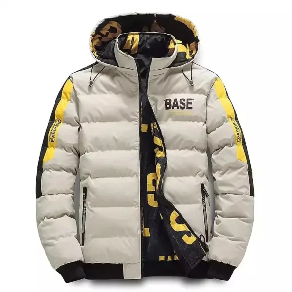 Men's Warm Winter Jacket 2025 Padded Thickened Down Coat with Removable Hood M 6XL - Image 2