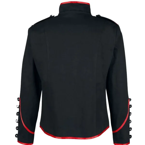 Men's Victorian Steampunk Gothic Long Coat Retro Collar Jacket - Image 5