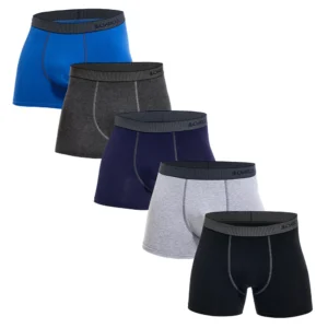 Premium 5-Pack Men's Cotton Boxer Briefs