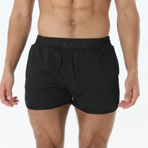 Men's Quick Dry Athletic Shorts with Pockets - Image 3