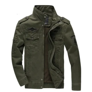 Men's Casual Military Jacket Plus Size M 6XL Army Cargo Coat