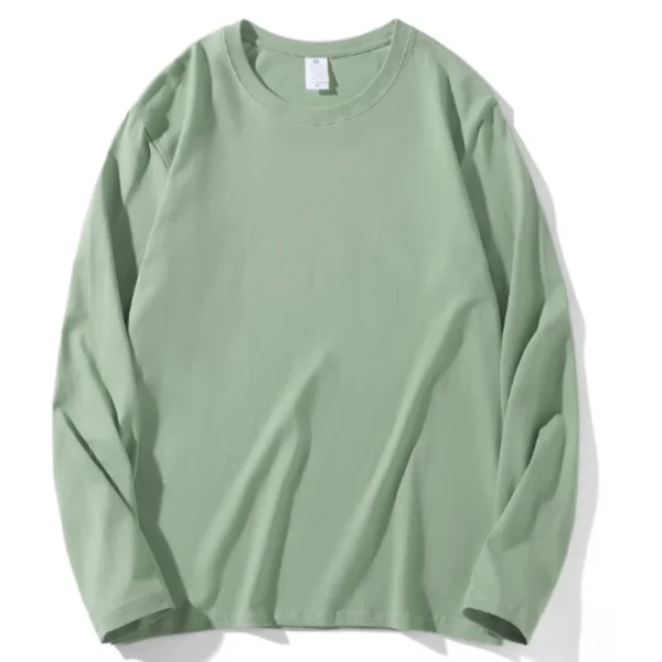 Women's Autumn Long Sleeve Cotton T-Shirt - Loose Fit Casual Top - Image 3