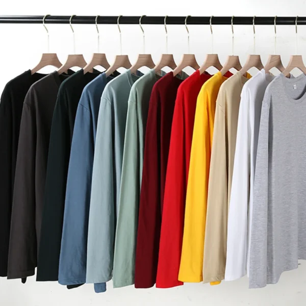 Women's Autumn Long Sleeve Cotton T-Shirt - Loose Fit Casual Top