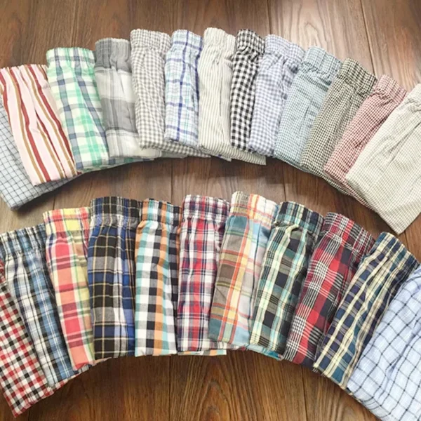 Mens Cotton Boxer Shorts Breathable Comfortable Loose Fit Underwear - Image 4