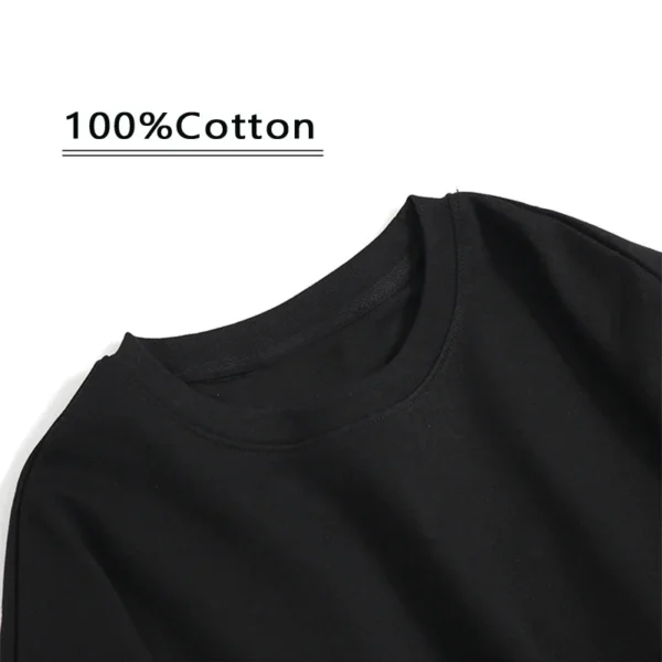 Japanese Style Classic Long Sleeve Cotton T-Shirt - Image 5
