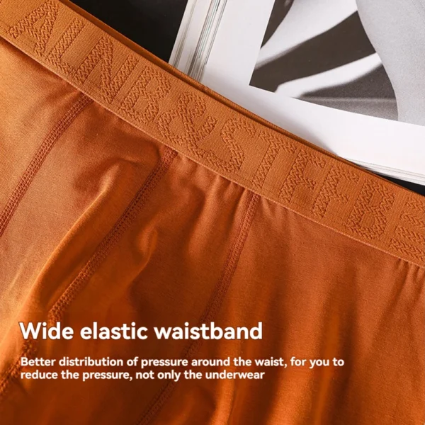 3-Pack Men's Cotton Antibacterial Boxer Briefs - Image 4