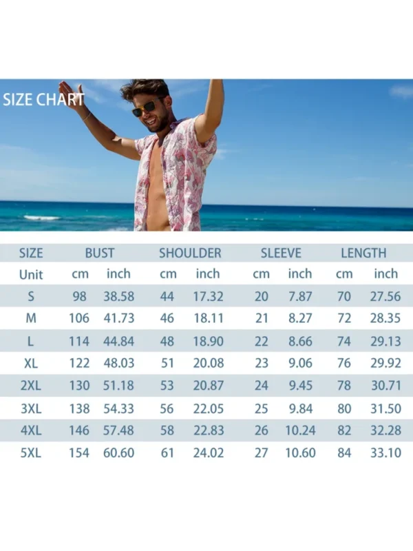 Men's 3D Geometric Print Short Sleeve Shirt - Image 6