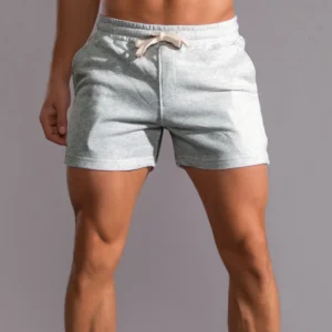 Men's 100% Cotton Casual Shorts with Side Pockets