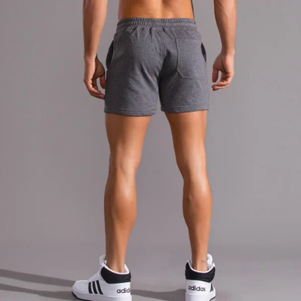 Men's 100% Cotton Casual Shorts with Side Pockets - Image 3