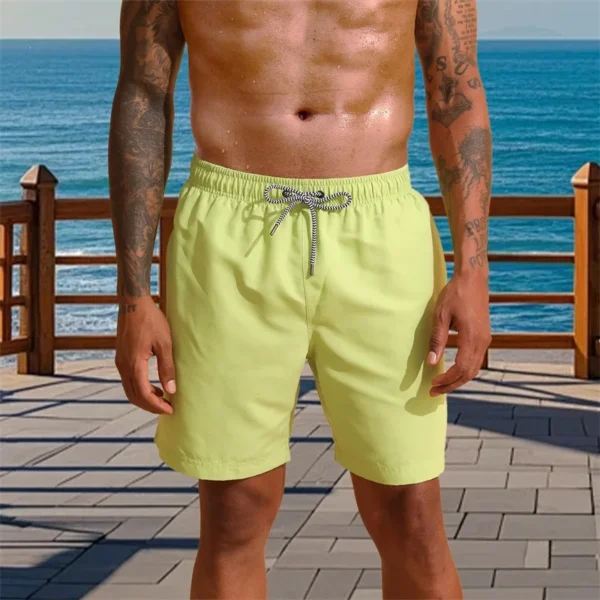 Men's Cargo Shorts with Drawstring Waistband - Image 2