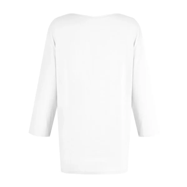 Women's Solid Color Three-Quarter Sleeve T-Shirt - Image 5
