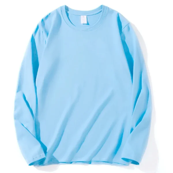 Women's Autumn Long Sleeve Cotton T-Shirt - Loose Fit Casual Top - Image 5