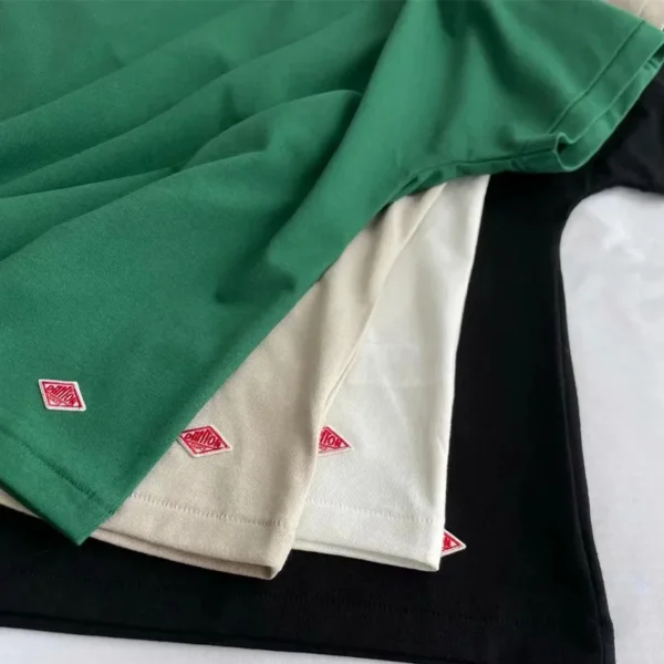 Japanese Classic Embroidery Cotton Couple T-Shirt - Image 2