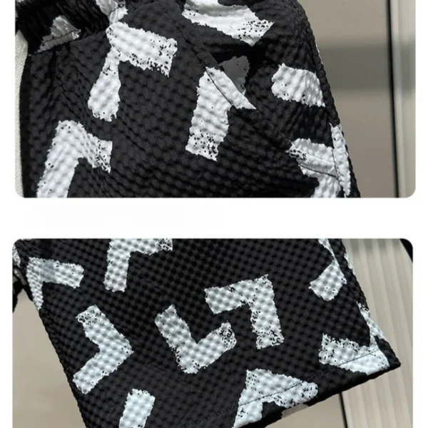 Men's Geometric Print Quick Dry Sport Shorts - Image 5