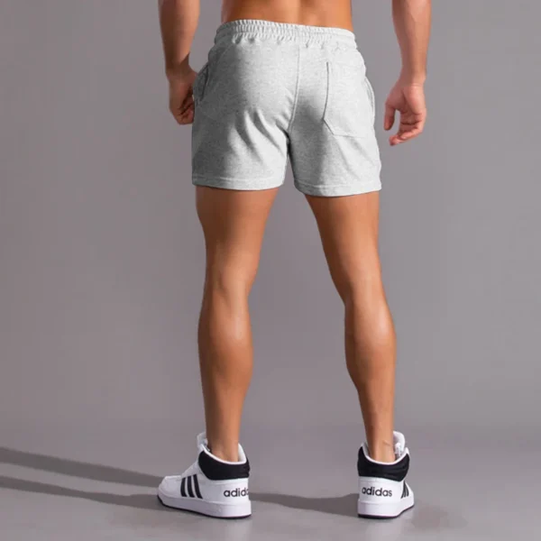 Men's 100% Cotton Casual Shorts with Side Pockets - Image 2